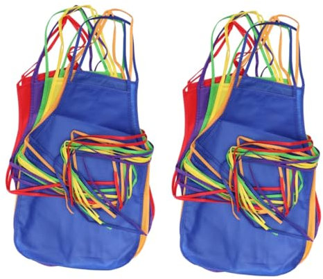 COLLBATH 2 Sets Jungen Und Schürze Wiederverwendbare Malschürze Aus Vlies Für Kunstprojekte Und Kochen 12 Stück * 2