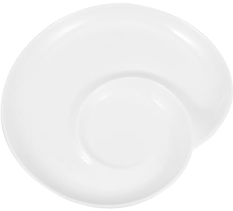 HOLIDYOYO Keramikteller Mit Unterteilung Für Vorspeisen Snacks Und Salate Filigran Und Praktisch Als Serviertablett Für Haushalt Und Feiertage