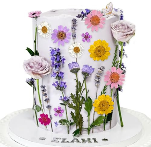 JeVenis Wildflower Tortenaufleger Wildblumen Dekoration für Babyshower