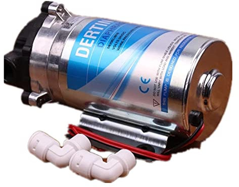 Filtros de Agua para Grifo, Bomba de diafragma 400gpd 36VDC RO Booster bomba de alta presión piezas de filtro de agua al vacío for aumento de presión del de ósmosis inversa, para uso doméstico debajo