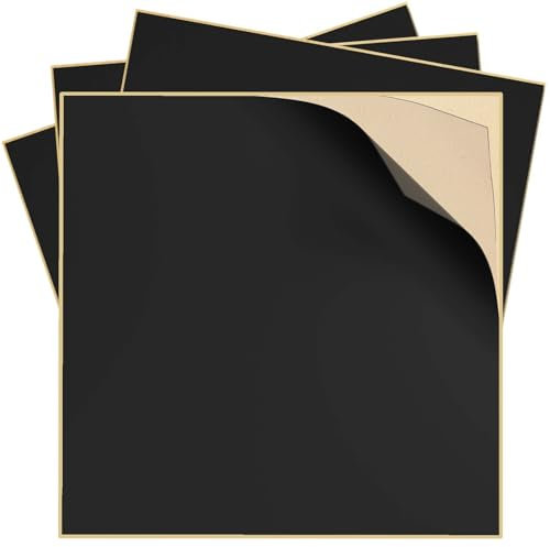 Incycall Teichfolien-Reparatur-Set - 21x21cm HDPE-Butylgummi-Patches - Wasserdicht für DIY, Flüssige Teichfolie & EPDM/HPDE-Foliennähte (4 Stück)