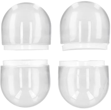 Transparenter selbstklebender Boden-Türstopper aus Acryl, 4 Stück, geräuschreduzierender Türpuffer für Schlafzimmer, Badezimmer