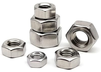 YAYDAFSHSAI Dadi esagonali, Dado Esagonale Argento M3-M16 Acciaio Inossidabile 304 2-50 Pezzi(2pcs M16)
