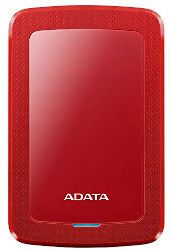ADATA HV300 - Disco duro externo (1000 GB, 2.5, 3.0 (3.1 Gen 1), Rojo)