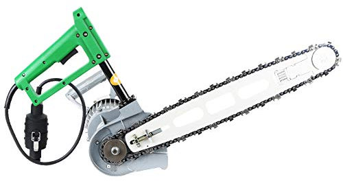 CGOLDENWALL Electric Chainsaw Three-Phase Portable Industrial Grade Wood Cutting Machine Electric Saw with Full Copper Wire for Forest Harvesting Wood Cutting (55CM)