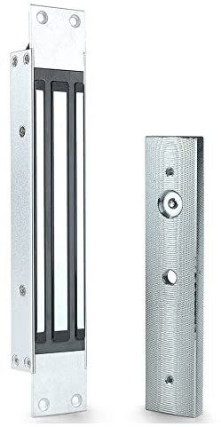 AOAMZ 280KG/600lbs Serratura magnetica elettrica DC12V Installazione integrata Impermeabile NC Fail Safe Serratura elettromagnetica per sistema di controllo accessi Porta in legno/metallo/vetro