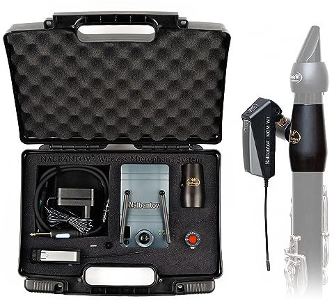 Nalbantov Klarinette Funkmikrofonsystem NCM 8X SCW Set