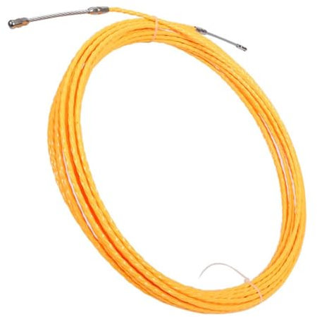 Trunking Solid Fiberglass Metal Wall Wire Conduit, Telecom Electrical Wall Wire Conduit Tool, 3mm Cable Puller, Fish Tape Reel Puller Connector Loom (Size : 10M)