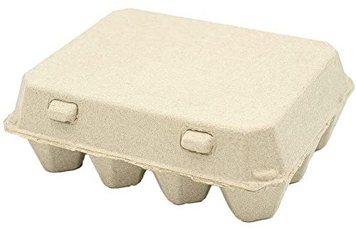 ISTOVO Cartones de Huevos de Estilo CláSico 3X4: Capacidad para 12 Huevos, Material EcolóGico (30 Piezas)