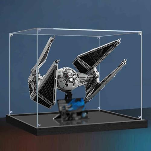 75382 Acryl-Displaybox, 75382 staubdichte Displaybox und selbstmontierende Vitrine (nur inklusive Displaybox)(3MM)