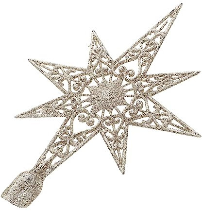 TOPBATHY 2 Stück Weihnachtsbaumspitze Sternlicht Hausdekoration Für Zuhause Sternbaumkrone Urlaub Heimdekoration Weihnachtsbaumschmuck Baumspitze Vintage