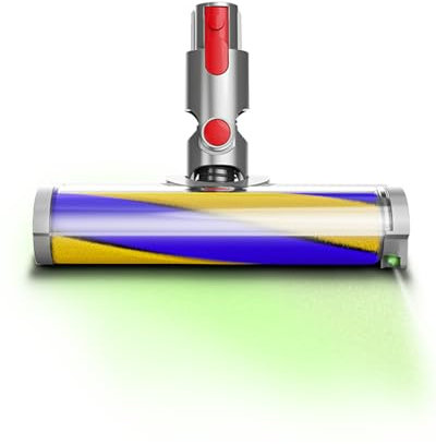 Yivy Bodendüse Bürste kompatibel mit Dyson V7, V8, V10, V11, V15 Staubsauger,Ausgestattet mit LED Leuchten Zubehör für Staubsauger,Ersatzbürste