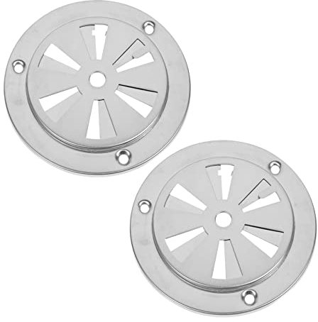 CORHAD 2 Stück Edelstahl Lüftungsöffnungen Für Backofen Und Trockenschrank Rostfrei Hitzebeständig Mit Kreisförmigen Luftlöchern Für Effektive Belüftung