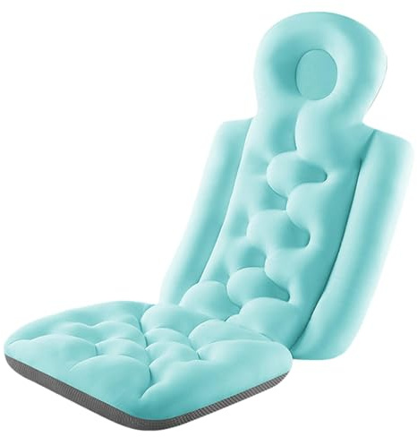 Coussin De Baignoire pour Adultes – Coussin De Bain pour Baignoire, Coussin De Baignoire Ergonomique pour Tout Le Corps | Coussin De Baignoire Doux pour La Peau, Tapis Élastique pour Tout Le Corps