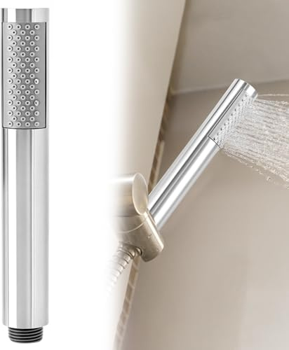 QWORK® Doccia a Mano Universale ad Alta Pressione, 304 Acciaio Inossidabile, Finitura Spazzolata