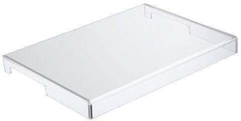 QUMIIRITY Cubierta De Teclado Acrílica Transparente 14 Pulgadas para Ordenador Portátil, Protectora, Resistente a Arañazos, Lavable y Antigatos, Uso Oficina y Hogar, Protección Completa para Teclado