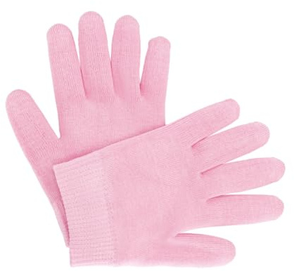Veemoon Feuchtigkeitsspendende Pflegehandschuhe für Erwachsene Einfache Hautpflegehandschuhe aus Weichem Material Komfortable Gelhandschuhe für Täglichen Gebrauch