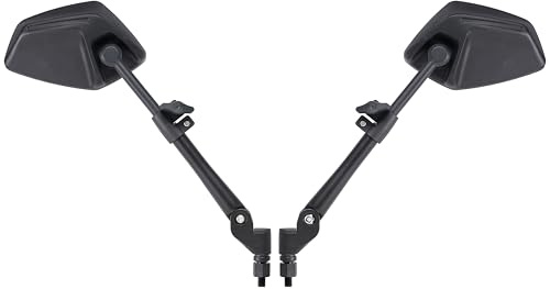 FENRIR Emark Backspegel Mc Speglar Spegel Motorcykel Sidospeglar Oförstörbara Fällbar Funktion Antireflex Antivibrations Justerbara Kompatibel Med Off-road Enduro Adventure Tourer (801-0118)