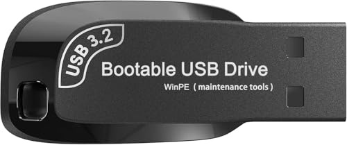 32GB - Bootable WinPE USB Drive for Windows 10 & 11,Password Reset, Network Drives (WiFi & LAN),Supported UEFI and Legacy, Data Recovery, Repair Tool