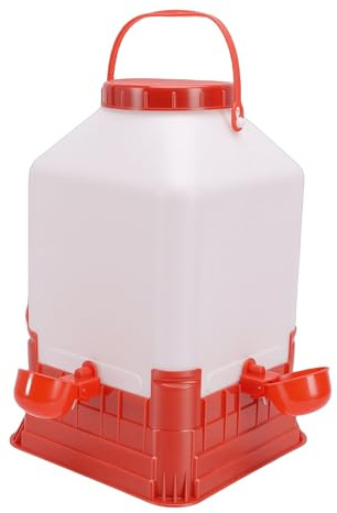 BAOFUYA Abbeveratoio per Polli, Contenitore per Dispenser Automatico di Acqua per Pollame da 10 Litri di Grande capacità per Polli, Anatre, Tacchini e Altro