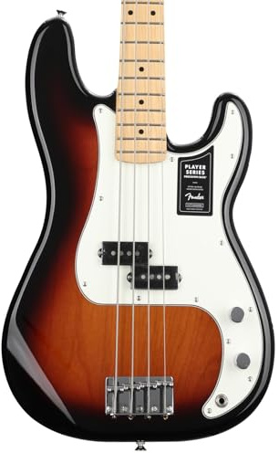 Fender Player Precision Bass, 3-Color Sunburst, Maple Fingerboard
