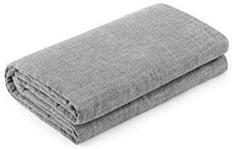 malyituk Beheizte Decke Quilt grau, 100% Samt, für Reisen, Auto, Büro schnelle Heizung weiche Flanell & Sherpa tragbare Schoß Heizdecke, 58 x79