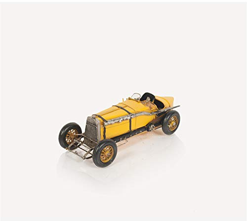 Old Modern Handicrafts Alfa Romeo P2 Classic Racing Car Model - Aluminum Model Car - A Unique Decorative Model Car for Home & Office - 13 L x 5 W x 3 H Inches