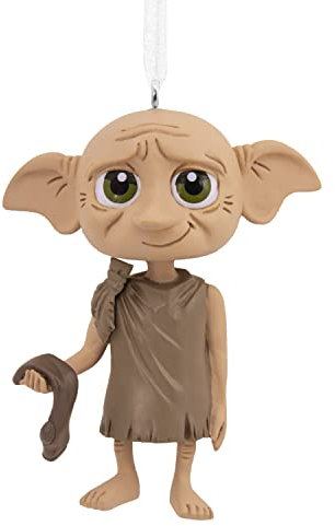 Hallmark Harry Potter Dobby the Elf Christmas Ornament, Harry Potter Decoration, Hanging Ornament, Gifts for Christmas