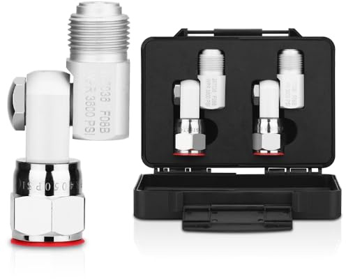 2Pcs Airless Paint Spray Gun Swivel Joint 235486 7/8 Thread 180 Degree Rotation 3600 PSI