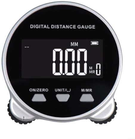 Digital Distance Gauge, Mini Digital Display Roller Distance Meter 200m Straight Curve Measuring Tool Electronic Rolling Rulers