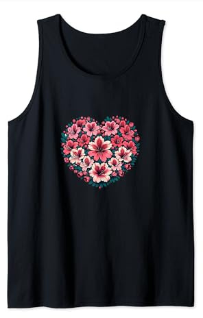 Azalea Bush Flowers Art Azalea flower Tank Top