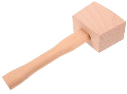 Gatuida Wooden Mallet Carpenter Mallet for Wood Carving Camping Hammer Woodworking Hand Tool