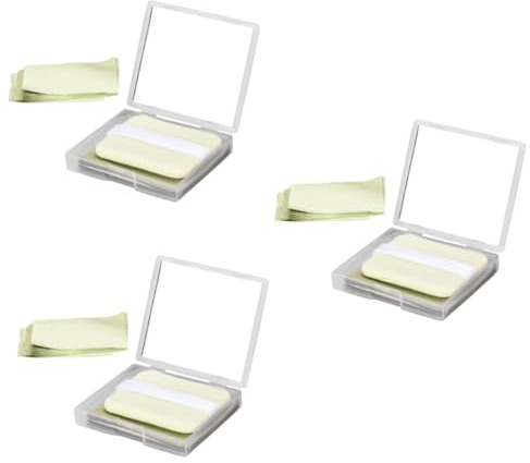 Ipetboom Öl Absorbierende Blätter für Fettige Haut 1 Satz mit Spiegel und Quaste Gesichts Löschpapier zur Öl Make Up Tuch für Damen und Herren
