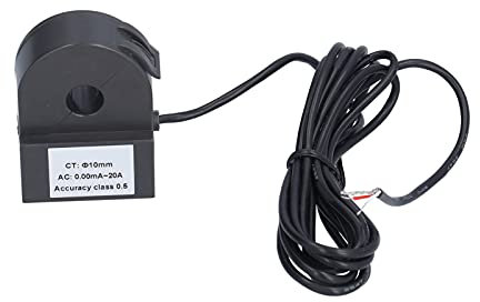 Telituny ETCR010K Leckstromsensor, Stromzange AC, Auflösung 0,01 mA, Genauigkeit 0,5, 10 Hz - 100 kHz, CatⅡ 600 V, für Energiequalitätsanalyse, industrielle Kontrolle