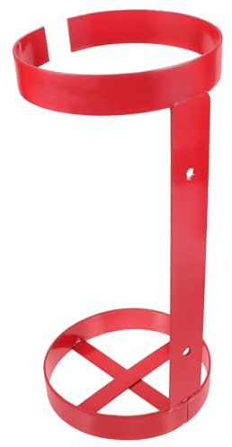 NUOBESTY Support D'extincteur en Métal pour Véhicule 5-6kg Support D'extincteur Mural Fixation Facile Et Solide Conçu pour Voitures Et Bateaux