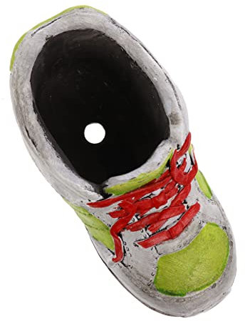 CLISPEED Imitation Shoe Ceramics Flowerpot for Succulent Plants Unique Outdoor Planter with Retro Design for Home for Plant Lovers