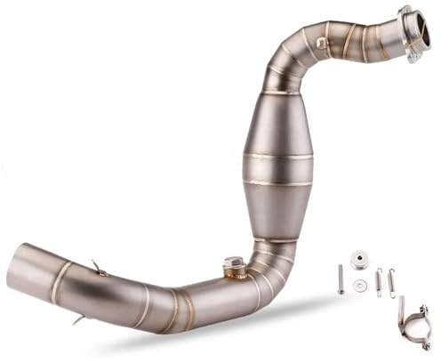 Motociclette Silenziatori Tubo Tubo Di Scarico Centrale Per Moto Per BMW G310R G310GS G 310 R GS 310R 310GS 2017-2019 Raccordo Marmitta Intermedio Da 51 Mm Scarico(Colore 2)