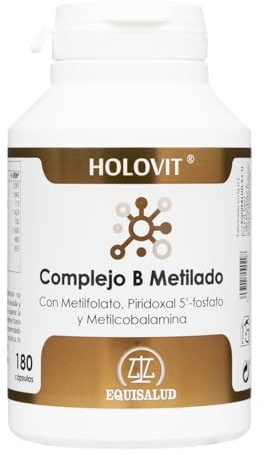 Equisalud - Holovit Complejo B Metilado 180 Cápsulas - Vitamina B Complex | Ideal para Apoyar tu Energía Diaria y tu Sistema Nervioso - Con Vitamina B1, B2, B6 y B12 Activas de Alta Absorción
