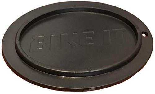 New Black Universal Diamond Grip Easy To Store Motorcycle Motorbike Side Stand Support Pad Puck Puk Puc For Grass, Tar And Other Surfaces BSPOVAL