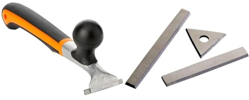 Bahco 665 Carbide Edged H/Duty Paint Scraper & 451 Replacement Blades 65mm for Paintscraper, Multi-Colour