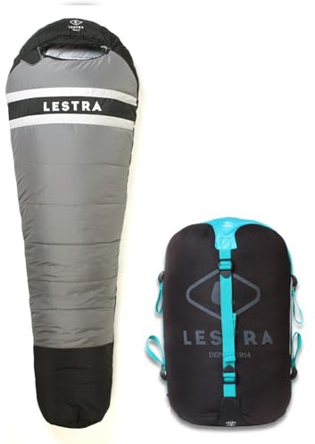Lestra Sport - Greenland 200 – Sacco a Pelo Freddo Estremo – T° Limite Comfort -11 °C – Caldo & Confortevole – Adulto – 200 x 75 – 1.6 kg