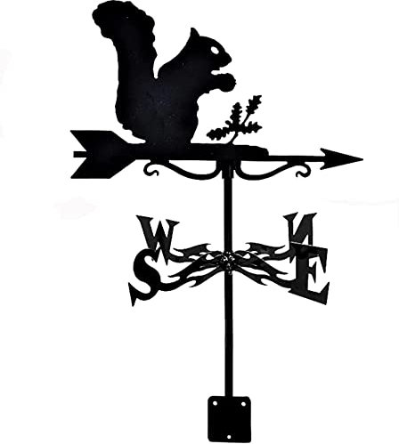 Banderuola segnavento in Metallo con Avatar di Cartone Animato, indicatore di direzione Creativo per banderuola da Giardino, Decorazione del Paddock sul Tetto del Giardino Esterno