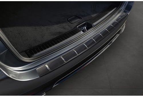 Avisa Edelstahl Heckstoßstangenschutz passgenau | kompatibel mit Mercedes GLE II (W167) Facelift exkl. AMG 2023- - Schwarz