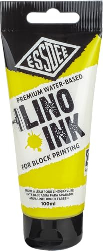 Essdee Inchiostro per stampa a blocchi, giallo limone, 100 ml