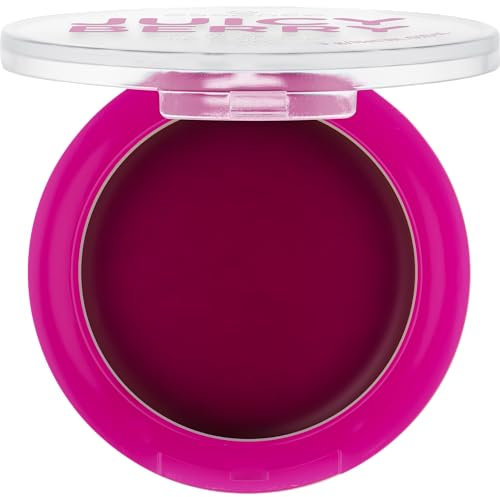 Essence Cosmetics Juicy Berry Tinted Lip e Cheek Balm, Adattamento al Colore, Effetto Colorante, Risultato Istantaneo, Naturale, Rugiadosa, 3 g