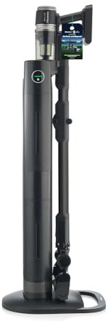 Hisense Aspirapolvere 2in1 HVC676451DA Senza Sacco, Ricaricabile, Tecnologia Li-Ion Batteria Lunga Durata, Inverter Tech, Aspirazione Potente, Display Led, Tubo Pieghevole