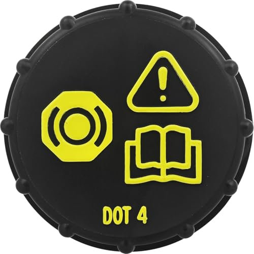 Car Brake Fluid Reservoir Cap, Black Car Brake Fluid Bottle Cap Compatible with VW BYD Ford Focus MK2 MK3 Galaxy MK3 Mondeo Cmax Smax 1831528 BV612162AB