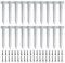 Lot de 10 supports de traverses en métal robuste avec vis pour jardins, parterres surélevés, projets paysagers, pots de fleurs, lits de plantation, bords d'allée