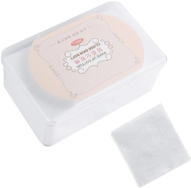 GALPADA 1000 Stück Dünne Vlies Make up Pads Hautfreundliche Gesichtspads Zum Abschminken Mit Aufbewahrungsbox Für Damen Hautpflege