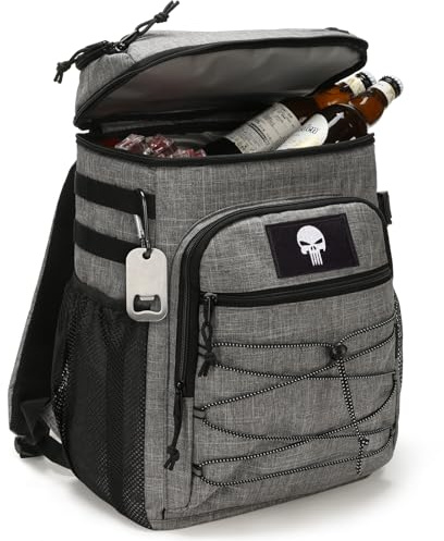 Bunnychic Zaino Tattico Termico, zaino frigo isolato 25L per campeggio | Robuster taktischer Kühlrucksack, 25L Volumen, auslaufsichere Isolierfutter, wasserfestes 900D-Gewebe für Beruf & Arbeit